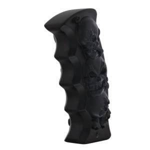 UNITED PACIFIC - 70657 - POMO DE CAMBIO DE MARCHAS CON MANGO DE PISTOLA SKULLS - NEGRO