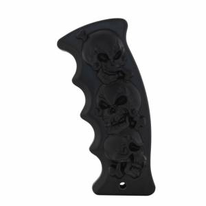 UNITED PACIFIC - UNITED PACIFIC - 70657 - POMO DE CAMBIO DE MARCHAS CON MANGO DE PISTOLA SKULLS - NEGRO - Image 2