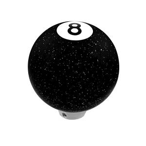 UNITED PACIFIC - 70660 - POMO DE CAMBIO DE BOLA DE PISCINA NÚMERO 8 - NEGRO BRILLANTE CON BRILLO