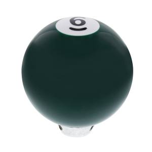 UNITED PACIFIC - 70756 - POMO DE CAMBIO DE BOLA DE PISCINA NÚMERO 6 - VERDE BRILLANTE