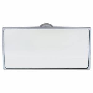 UNITED PACIFIC - UNITED PACIFIC - 70801 - ESPEJO RETROVISOR INTERIOR RECTANGULAR DE ALUMINIO CROMADO CON SOPORTE PARA PEGAMENTO - Image 1