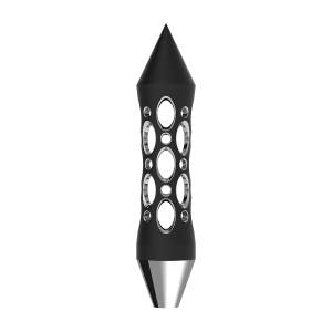 UNITED PACIFIC - 70893 - MANGO DE AGARRE ESTILO DAYTONA CON ADAPTADOR DE GRIFO DE CERVEZA - NEGRO