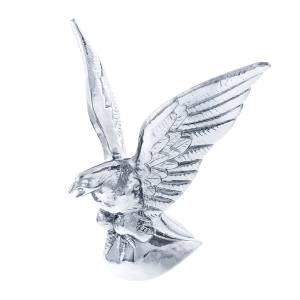 UNITED PACIFIC - 72007 - ORNAMENTO DE CAPUCHA ÁGUILA AMERICANA FUNDIDO A PRESIÓN - CROMADO