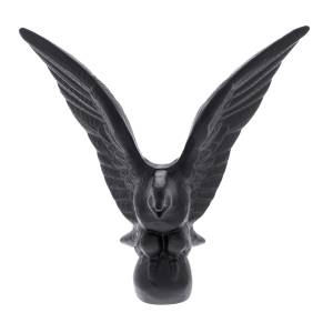 UNITED PACIFIC - UNITED PACIFIC - 72050 - ORNAMENTO DE CAPUCHA ÁGUILA AMERICANA FUNDIDO A PRESIÓN - NEGRO MATE - Image 2