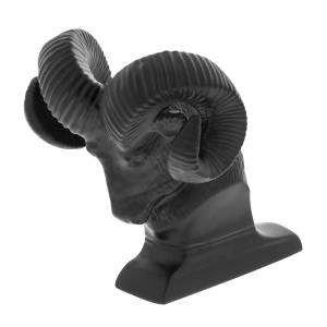 UNITED PACIFIC - UNITED PACIFIC - 72052 - ORNAMENTO DE CAPUCHA BIGHORN FUNDIDO A PRESIÓN - NEGRO MATE - Image 2