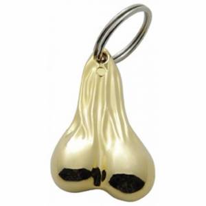 UNITED PACIFIC - 78009B - LLAVERO NOVEDAD DE BOLAS PEQUEÑAS DE FUNDICIÓN BAJO PARA COLGAR DE 2-1/2" - ORO (A GRANEL)