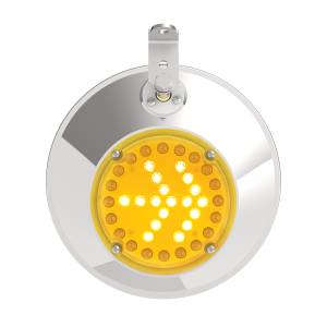 UNITED PACIFIC - UNITED PACIFIC - 86503 - ESPEJO CONVEXO DE ACERO INOXIDABLE 430 DE 8-1/2" CON LED - CONDUCTOR - Image 2