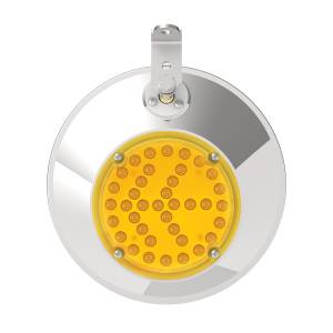 UNITED PACIFIC - UNITED PACIFIC - 86504 - ESPEJO CONVEXO DE ACERO INOXIDABLE 430 DE 8-1/2" CON LED - PASAJERO - Image 4