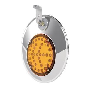 UNITED PACIFIC - UNITED PACIFIC - 86504 - ESPEJO CONVEXO DE ACERO INOXIDABLE 430 DE 8-1/2" CON LED - PASAJERO - Image 6