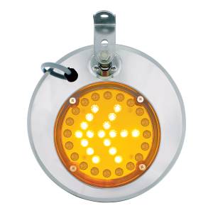 UNITED PACIFIC - UNITED PACIFIC - 86506 - ESPEJO TÉRMICO CONVEXO DE ACERO INOXIDABLE 430 DE 8-1/2" CON LED - PASAJERO - Image 2