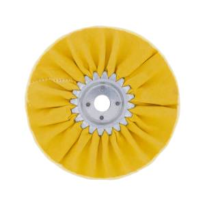 UNITED PACIFIC - 90026 - PULIDOR DE VÍAS RESPIRATORIAS TRATADO CON COLOR AMARILLO DE 6" - EJE DE 5/8" Y 1/2"