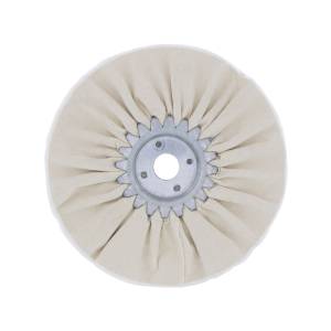 UNITED PACIFIC - 90067 - PULIDORA DE VÍAS RESPIRATORIAS TRATADAS CON COLOR BLANCO DE 6" - EJE DE 5/8" Y 1/2"