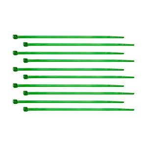 UNITED PACIFIC - 90312 - BRIDA PARA CABLES DE NYLON DE 6" - VERDE (PAQUETE DE 10)