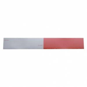 UNITED PACIFIC - UNITED PACIFIC - 90611 - CINTA REFLECTORA DE CONSPICUIDAD REFLEXITE - 6" BLANCO/6" ROJO - Image 1