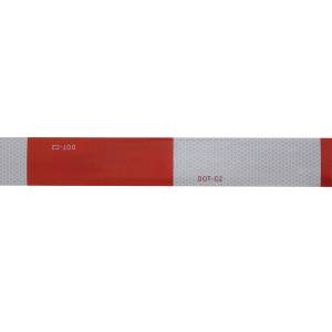 UNITED PACIFIC - UNITED PACIFIC - 90613 - CINTA REFLECTANTE DE CONSPICUIDAD DOT-C2 - 6" BLANCO/6" ROJO - Image 1