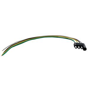 UNITED PACIFIC - 90627 - ARNÉS DE LUCES LED DE REMOLQUE DE 4 VÍAS - CABLES POSITIVOS Y DE TIERRA DE 12"