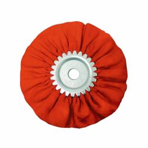 UNITED PACIFIC - 92021 - BUFF DE VÍAS AÉREAS TRATADO ROJO DE 6" - EJE DE 3/4"