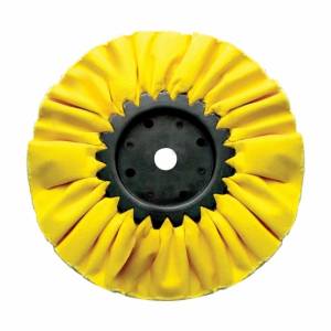 UNITED PACIFIC - 92026 - BUFF DE VÍAS AÉREAS TRATADO AMARILLO DE 8" - EJE DE 3/4"