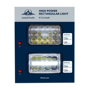 UNITED PACIFIC - 99125 - DISPLAY PARA LUCES DE 4" X 6" - LED DE ALTA POTENCIA
