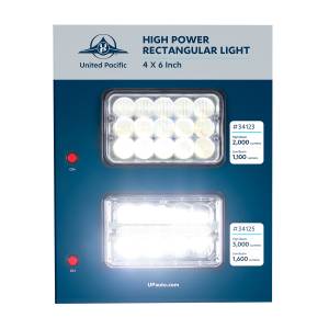 UNITED PACIFIC - UNITED PACIFIC - 99125 - DISPLAY PARA LUCES DE 4" X 6" - LED DE ALTA POTENCIA - Image 3