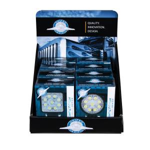 UNITED PACIFIC - 99134 - 9 PANTALLA DE CAJA DE COMPARTIMIENTO DE LUZ DE TRABAJO LED DE ALTA POTENCIA