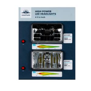 UNITED PACIFIC - 99145 - PANTALLA PARA LUCES DE 4" X 6" - LUCES DE CARRETERA 31089 Y 31397