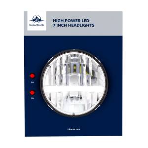 UNITED PACIFIC - 99187 - PANTALLA DE FARO LED DE 7" DE UNITED PACIFIC - 31459