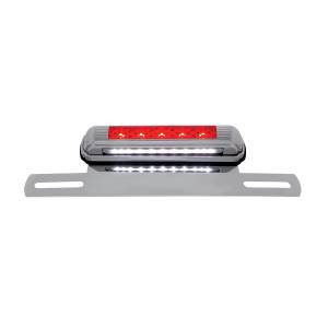 UNITED PACIFIC - UNITED PACIFIC - S2007LED - LUZ DE MATRÍCULA CROMADA Y SOPORTE CON LED ROJO 3ª LUZ DE FRENO - LED ROJO/LENTE ROJA - Image 3