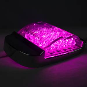 ATM - ATM - ATM-39905AP - PLAFON ATM 14 LEDS AMBAR / ROSA MICA CLARA CON ESTROBO RECTANGULAR TIPO CARRITO BISEL CROMADO 12-24V - Image 4