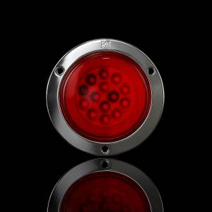 ATM - ATM - 1030R - PLAFON ATM 32 LEDS ROJO REDONDO 4" HALO BISEL ACERO INOXIDABLE 12-24V - Image 3