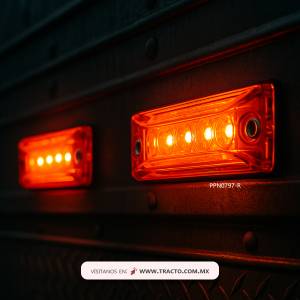GENERICA - GENERICA-PPN0797-R-PLAFON 4 LEDS ROJO RECTANGULAR SERIE 19 12V - Image 4