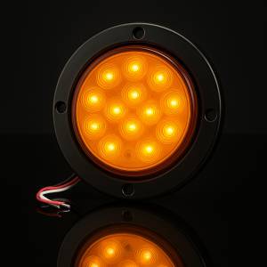 GENERICA - GENERICA-PPN0135-PLAFON 10 LEDS AMBAR REDONDO 4" FLANGE NEGRO - Image 3