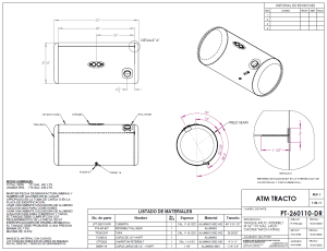 ALTTEC - ALTTEC - PT-260110-DR - TANQUE DIESEL PETERBILT 26" X 53" DE 110 GALONES LADO CHOFER TAPON ATRAS - Image 2