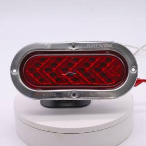 ATM - ATM - 1018R - PLAFON ATM DIRECCIONAL 25 LEDS ROJO OVALADO 6 X 16 ARO INOXIDABLE 12V - Image 2