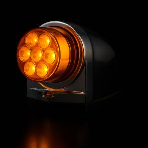 ATM - ATM - 1020CL - PLAFON ZEPELIN ATM 8 LEDS AMBAR 5 1/2" BISEL PLASTICO CROMADO 12-24V - Image 3