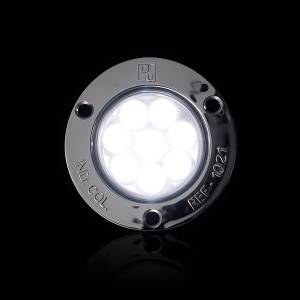 ATM - ATM - 1021B - PLAFON ATM 8 LEDS BLANCO REDONDO 2 1/2" BISEL ACERO CROMADO 12-24V DOBLE FUNCION - Image 3