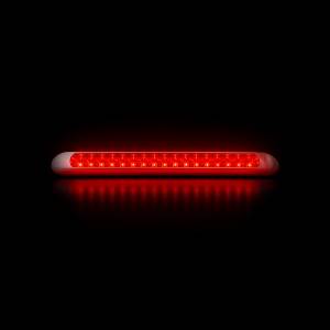 ATM - ATM - 1026R - PLAFON BARRA ATM 17 LEDS ROJO 13" X 1" X 1 1/8" BISEL CROMADO 12-24V - Image 2