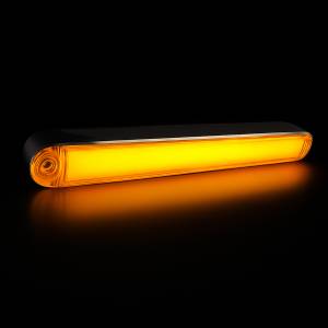 ATM - ATM - 1028AH - PLAFON BARRA ATM 15 LEDS AMBAR HALO 6 3/4" X 3/4" X 3/4" BISEL PLASTICO CROMADO 12-24V - Image 2