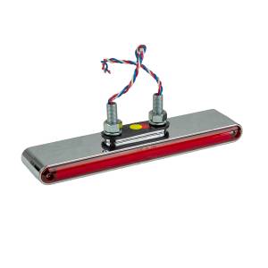 ATM - ATM - 1029H - PLAFON BARRA ATM 42 LEDS AMBAR/ROJO HALO 9 1/4" X 2" X 1" BISEL PLASTICO CROMADO 12-24V - Image 3