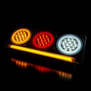 ATM - ATM - 1030STR - REGLETA STOP TRIPLE 117 LEDS AMBAR/ROJO/BLANCO 37 X 15.3 X 3.2 CENTIMETROS JUEGO 12V - Image 3