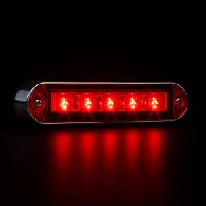 ATM - ATM - 1033R - REGLETA 5 LEDS ROJO 9.2 X 2 X 1.7 CENTIMETROS ARO ABS CROMADO 24V - Image 2