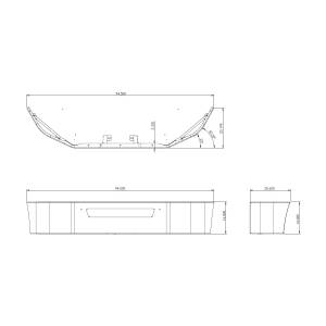 EXFLEX - EXFLEX - CBFS001016 - DEFENSA CROMADA T370 KENWORTH 16" SET BACK AXLE - Image 4
