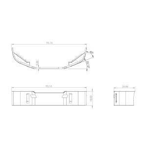 EXFLEX - EXFLEX - CBFV0210708 - DEFENSA CROMADA 2013-2022 KENWORTH T680 CURVA - Image 4
