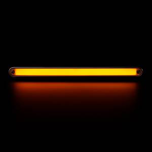 ATM - ATM - 1034AH - PLAFON BARRA ATM 27 LEDS AMBAR HALO 12 1/4" X 3/4" BISEL PLASTICO CROMADO 12-24V - Image 2