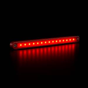 ATM - ATM - 1034R - PLAFON BARRA ATM 20 LEDS ROJO 12" X 15/16"BISEL PLASTICO CROMADO 12-24V - Image 2