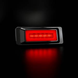 ATM - ATM - 1036-RH - PLAFON ATM 24 LEDS ROJO HALO RECTANGULAR 6 1/4" X 2" BISEL PLASTICO CROMADO 12-24V - Image 2