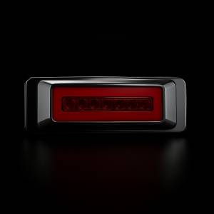 ATM - ATM - 1036-RH - PLAFON ATM 24 LEDS ROJO HALO RECTANGULAR 6 1/4" X 2" BISEL PLASTICO CROMADO 12-24V - Image 3
