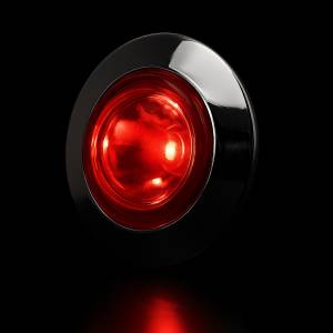 ATM - ATM - 1037R - PLAFON ATM 1 LED ROJO REDONDO 1/2" BISEL CROMADO 12-24V - Image 2