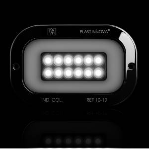 ATM - ATM - 1042 - PLAFON ATM 36 LEDS BLANCO RECTANGULAR 5 1/4" 3 1/4" BISEL ACERO CROMADO 12-24V - Image 2