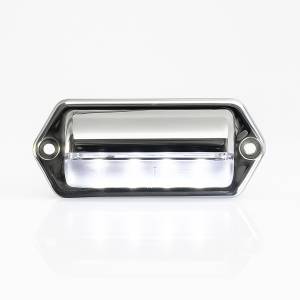ATM - 1045 - PLAFON PLACA 4 LEDS 1 X 3.1 X 2.5 CM CON SOPORTE ABS PLASTICO CROMADO